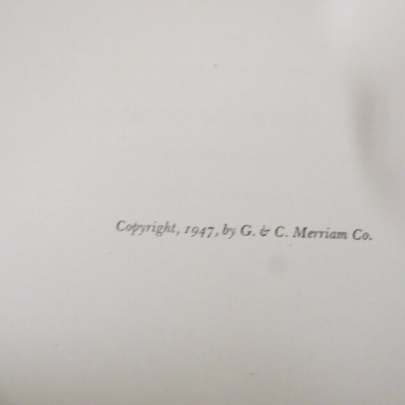 Noah's Ark, New England Yankees & The Endless Quest 1947 HC Webster's Dictionary - Picture 9 of 13